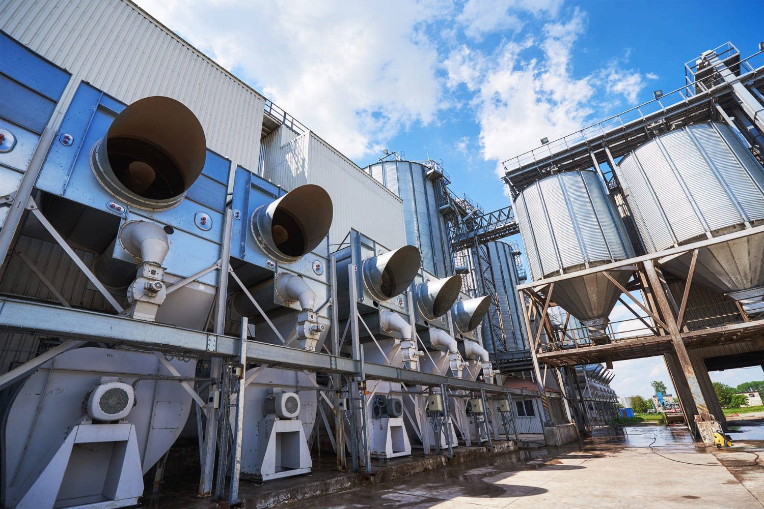 Fly ash handling systems industrial equipment