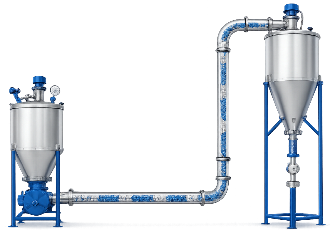 Design Parameters for Pneumatic Conveying Systems in Chemical Applications