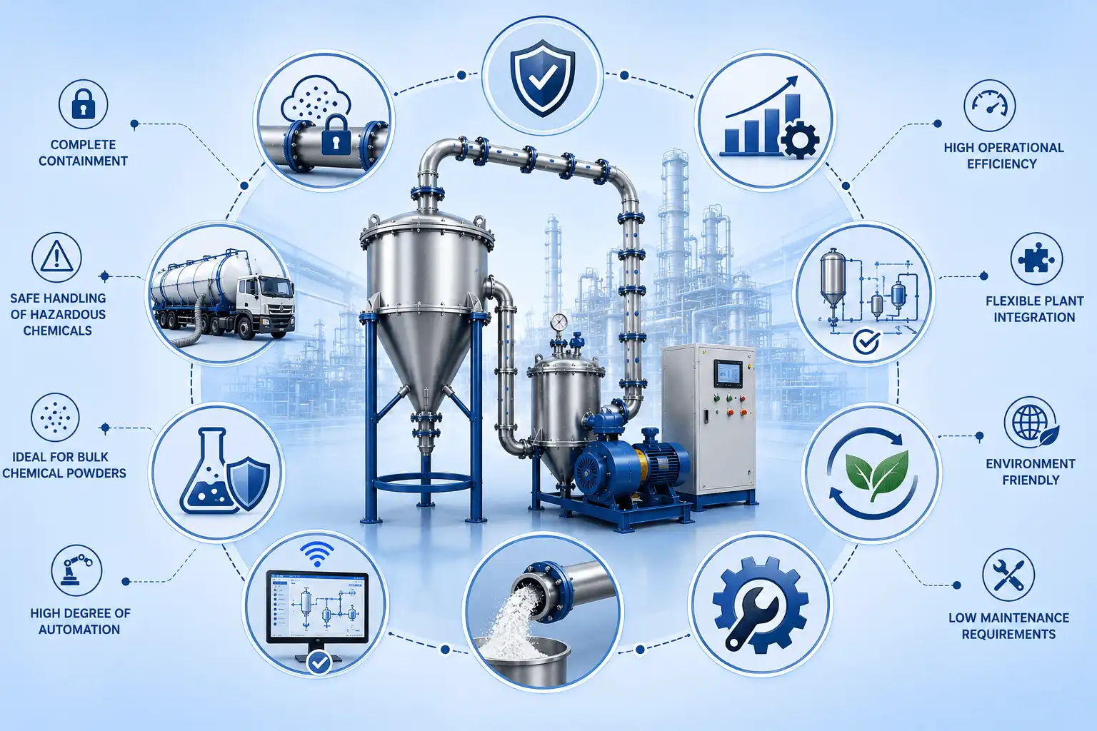 Pneumatic Conveying Systems for Chemical Industries